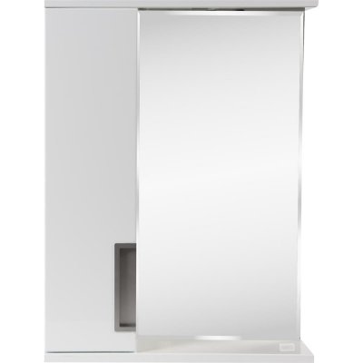 Шкаф зеркальный подвесной «Венто» 52x70 см цвет белый, SM-82254003