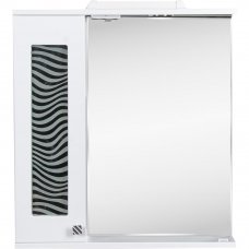 Шкаф зеркальный подвесной «Мальта» 65x70 см цвет белый