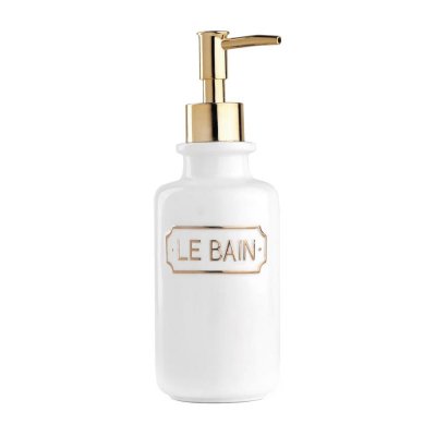 Дозатор для жидкого мыла Le Bain Blanc цвет золотой, SM-82260745