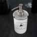 Дозатор для жидкого мыла Parfumer цвет белый/чёрный, SM-82260747