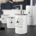 Дозатор для жидкого мыла Parfumer цвет белый/чёрный, SM-82260747