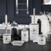 Мыльница Parfumer керамика цвет белый/чёрный, SM-82260760