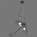 Люстра подвесная «Зонт», 3 лампы, 15 м², цвет чёрный, SM-82262046