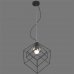 Люстра подвесная «Куб 3D», 1 лампа, 2 м², цвет чёрный, SM-82262083