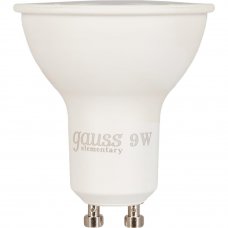 Лампа светодиодная Gauss Elementary GU10 230 В 9 Вт матовая 660 лм, холодный белый