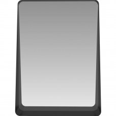 Зеркало Ferro с полкой 50x69.2 см, цвет чёрный