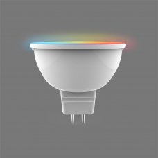 Лампа светодиодная Gauss GU5.3 220-240 В 6 Вт спот матовая 440 лм, регулируемый цвет света RGBW