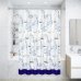 Штора для ванной комнаты «Навигация», 180х200 см, полиэстер, цвет белый, SM-82282416