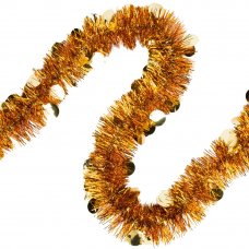 Гирлянда «Шарики», 90 см, цвет бронза