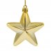 Ёлочное украшение «Звезда» 8 см 3 шт, цвет золотой, SM-82304694