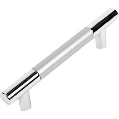 Ручка-рейлинг мебельная Jet С15, 96 мм, цвет серебристый, SM-82307273