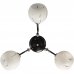 Люстра потолочная «Меренга» КС30064/3С, 3 лампы, 9 м², цвет чёрный/хром, SM-82308270