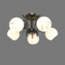Люстра потолочная «Меренга» КС30064/5С, 5 ламп, 15 м², цвет чёрный/хром, SM-82308271