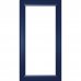 Витрина для шкафа Delinia ID «Реш» 40х76.8 см, МДФ, цвет синий, SM-82309080
