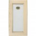 Дверь со стеклом для шкафа Delinia ID «Невель» 40x77 см, массив ясеня, цвет кремовый, SM-82310149