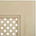 Дверь с решёткой для шкафа Delinia ID «Невель» 60x38.5 см, массив ясеня, цвет кремовый, SM-82310154