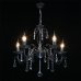 Люстра хрустальная подвесная «Аврора», 5 ламп, 15 м², цвет чёрный, SM-82312579