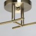 Люстра потолочная «Тетро», 2 лампы, 4 м², цвет золото, SM-82312598