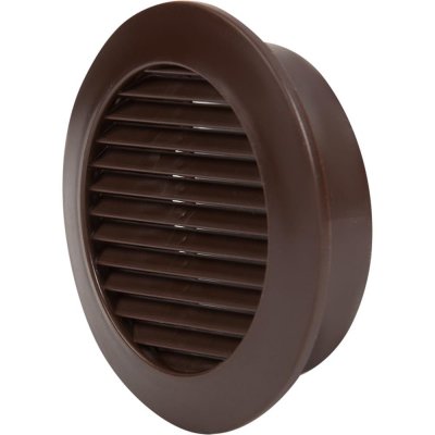 Решётка дверная вентиляционная D58 мм, цвет коричневый, SM-82320097