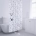Штора для ванны Panda 180x200 см, полиэстер, цвет белый, SM-82339628