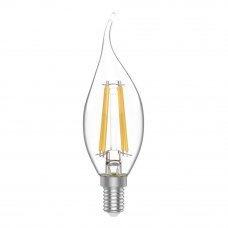 Лампа светодиодная Gauss E14 220 В 4.5 Вт свеча на ветру 400 лм, тёплый белый свет