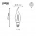 Лампа светодиодная Gauss E14 220 В 4.5 Вт свеча на ветру 420 лм, белый свет, SM-82340214