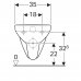 Унитаз подвесной Geberit Selnova безободковый, SM-82342822