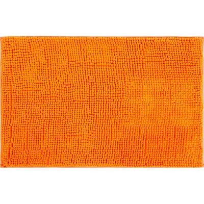 Коврик для ванной комнаты Merci 45х70 см цвет оранжевый, SM-82345852