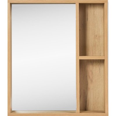 Зеркало «Лофт» с полкой 60x70 см, SM-82349304