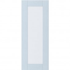 Витрина для шкафа Delinia ID «Томари» 40x102.4 см, МДФ, цвет голубой