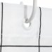 Штора для ванны Cube 180x180 см, полиэстер, цвет белый/чёрный, SM-82360088