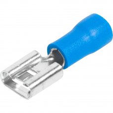Штекер РпИм 2.5-6.3 2.5 мм², цвет синий, 10 шт.