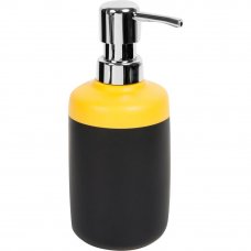 Дозатор для жидкого мыла Keila цвет чёрный/жёлтый