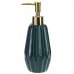 Диспенсер для жидкого мыла Emerald, керамика, цвет изумрудный, SM-82369147
