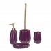 Диспенсер для жидкого мыла Purple, керамика, цвет фиолетовый, SM-82369149