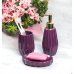 Диспенсер для жидкого мыла Purple, керамика, цвет фиолетовый, SM-82369149