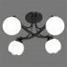 Люстра потолочная «Иветта» 536, 4 лампы, 23 м², цвет чёрный, SM-82372430