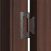 Дверь межкомнатная Венеция глухая ПВХ цвет каштан 60x200 см (с замком и петлями), SM-82379683
