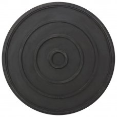 Полимерпесчаное днище колодца Ø1100x140 мм цвет чёрный