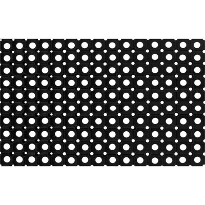 Коврик Flavio 40x60 см, резина, цвет чёрный, SM-82388296