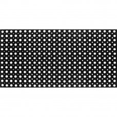 Коврик Flavio 50x100 см, резина, цвет чёрный