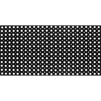 Коврик Flavio 50x100 см, резина, цвет чёрный, SM-82388297