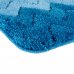 Коврик для ванной комнаты Deep 50x80 см цвет голубой, SM-82403393