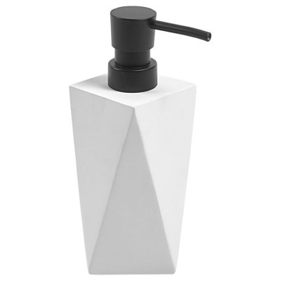 Дозатор для жидкого мыла Isbirni полирезина цвет белый, SM-82403490