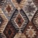 Штора на ленте «Марокко» 145x260 см геометрия цвет коричневый, SM-82406713
