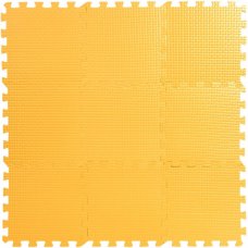 Пол мягкий, ЭВА, 33x33 см, цвет жёлтый