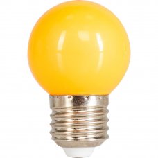 Лампа светодиодная Volpe E27 220 В 1 Вт шар матовый 80 лм оранжевый свет