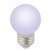Лампа светодиодная Volpe E27 220 В 1 Вт шар матовый 80 лм RGB свет, SM-82422143