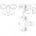 Смеситель для душа Ideal Standard Ceraflex однорычажный цвет хром, SM-82425711