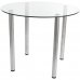 Стол кухонный круглый Delinia Версаль, 4 персоны, d90 см, стекло, SM-82432880